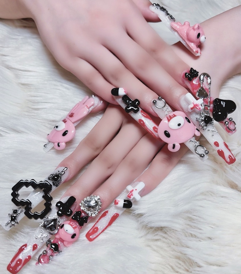 新しいネイル⸜(*´꒳`*)⸝