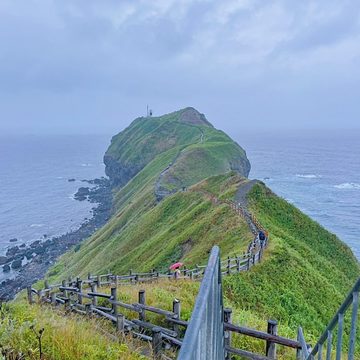 . . 神威岬！ 天気悪･･･