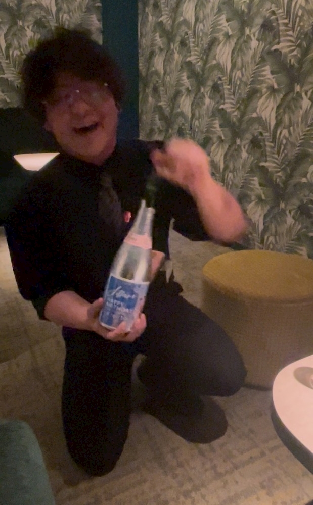 バースデーのラストシャンパン🍾