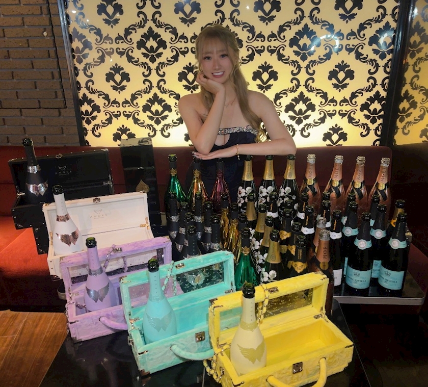 シャンパン💛💚💜